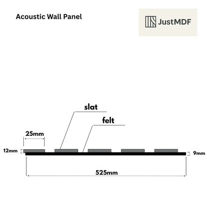 Acoustic Panelling - Cherry Oak